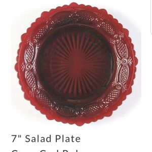 Avon Cape Cod Ruby 7.5" Salad Plate